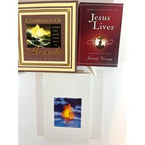 Set Of 3 Christian Books Celebration Of Miracles Jesus Lives Fresh Wind & Fire